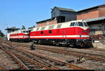 228 141-8 (118 141-1 | DR V 180 141) und 228 782-9 (118 782-2 | DR V 180 382) des Sächsischen Eisenbahnmuseum Chemnitz-Hilbersdorf e.V.