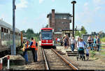 Vossloh Citylink, Wagen 442, der City-Bahn Chemnitz GmbH hat anlässlich des 28.