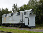 Ein Schneepflug der Bauart Meiningen (80 50 979 3203-6) war Ende September 2020 auf dem Gelände des sächsischen Eisenbahnmuseums in Chemnitz-Hilbersdorf ausgestellt.