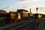 Rangierarbeiten mit Kaluga ab Abend des 14.09.2012 im SEM Chemnitz-Hilbersdorf.