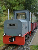 Die Feldbahndiesellokomotive LKM Ns2f  Anneliese  war Ende September 2020 im sächsischen Schmalspurbahnmuseum Rittersgrün zu sehen.