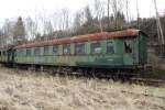 Abgesteller Eilzugwagen in der Sammlung des VSE Schwarzenberg.