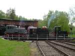 Am 11.05.13 gab es die Schwarzenberger Eisenbahntage, hier die Deutz Lok, 100 537-0 und die K 49.