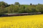 Sonderzug der Landeseisenban Lippe zum Muttertag, zwischen Alverdissen und Barntrup. 10.05.2015