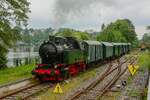 Hespertalbahn D5 in Essen Kupferdreh, Mai 2024.