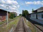 Bahnhofsausfahrt und Schluff-Trasse von St.