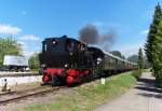 Mit Dampf in den Hochwald! Jedes erste Wochenende im August findet in Losheim am See das große Bahnhofsfest mit Bahnpostausstellung statt.