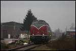 Am 24.2.2007 kam die Hammer V 200033 mit dem musealen Lübeck Büchener Doppelstockzug im Rahmen einer Sonderfahrt nach Friesoythe.