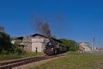 Lok 7348  Kattowitz  der Museumseisenbahn Minden bei einer Fotofahrt im Hafen Berenbusch (11.05.2024)