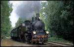 Als Gastlok beim Dampflokfest am Piesberg pendelte am 7.9.2003 die T 11 HANNOVER der Museums Eisenbahn Minden zwischen dem Zechenbahnhof Piesberg und dem HBF in Osnabrück.