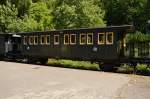 Reisezugwagen mit der Nummer Baden 12240, hier im Zug des Kuckucksbähnle eingestellt.