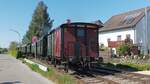 Post und Gepäckwagen PW 82 am KTB 6 am 1.05.2022 in Haltingen bei der abfahrt nach Kandern