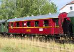 Die Firma Fuchs in Heidelberg baute den heutigen Buffet Wagen des MECL als Bauzugwagen im Jahr 1930 als Bi 29 28614 Stg.