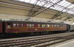 Der MITROPA-Speisewagen 56 80 8811 054-5 D-DLFB WRü im DPE 20041 von Berlin-Schöneweide Pbf nach Meiningen, am 17.05.2014 in Erfurt Hbf.