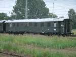 Historischer Eilzugwagen BC4 50 80 3814 41-3,im Strtebekersonderzug am 29.Juni 2013,in Bergen/Rgen.