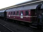 Der Bar-Wagen in der Mitte des DPE 88003 vom Eisenbahnmuseum Bochum -Dahlhausen.(26.01.2008) 