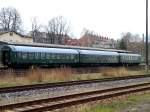 Einige Wagen des DDR- Regierungszuges und ein Transportbegleitwagen fanden sich am 07.04.07 in Nossen