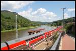 S1 Mit DoSto Im Bahnhof Knigstein(Schsische Schweiz)Auf Der Strecke Dresden Praha 25.08.07