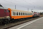 D-EBS 56 80 21-80 084-8 Bom zwischen der EBS 132 334 und der FWK 143 056, am 02.01.2024 in Naumburg (S) Hbf.