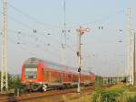 RE 26793 nach Halle (Saale) Hbf fhrt am 4.8.2009 durch Wallhausen.