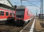 Hier eine RB75 von Nordhausen nach Halle(Saale) Hbf., dieser Zug stand am 6.4.2010 in Nordhausen.