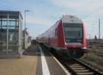 Hier RB16642 von Nordhausen nach Leinefelde, dieser Zug stand am 6.4.2010 in Nordhausen.