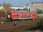 Doppelstocksteuerwagen,am 29.Oktober 2011,in Berlin Lichtenberg.