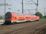 RB 20 von Henigsdorf nach Potsdam Hbf im umgestalteten Bahnhof Golm.