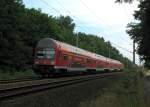 Regionalbahn der Linie 14 mit ihren DR-Dostos auf der Reise nach Senftenberg am 15.07.