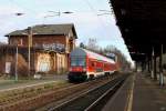 RB 26717 nach Weienfels hlt am 28.11.2009 in Leipzig-Leutzsch.