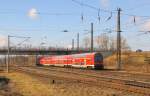 D-DB 50 80 36-33 085-2 DABbuzfa 760 als RB 16506 aus Saalfeld (S), am 28.02.2015 bei der Einfahrt in Naumburg (S) Hbf.