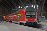 RB 125 Leipzig – Weißenfels mit DABbuzfa 760 in Leipzig Hbf 08.04.2015