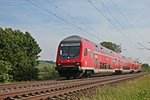Am 12.05.2015 fuhr D-DB 50 80 80-35 306-5 als HVZ-Verstärker (Neuenburg (Baden) - Freiburg (Brsg) Hbf) zusammen mit 143 364-8 als Schublok bei Hügelheim gen Norden.