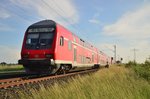 Nachschuß auf einen von der 111 028 gezogenen RE4 nach Aachen.