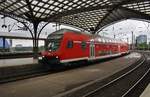 RE9 (RE10922)  Rhein-Sieg-Express  von Siegen nach Aachen Hauptbahnhof erreicht am 1.7.2017 den Kölner Hauptbahnhof.