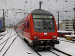 Die RB nach Koblenz am 05.01.2009 bei der Einfahrt in den Klner Hbf.