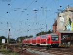 RB 24543 (Bremen-Vegesack-Verden(Aller) mit Schublok 143 326-7 in Verden(Aller) 19.8.09