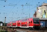 RB 24545 (Bremen-Vegesack-Verden(Aller)) mit Schublok 111 081-6 in Verden (Aller) 19.8.09