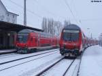 Ein Treffen zweier RE9 in Eschweiler ist fast Tglich der Fall wenn der Gegenzug aus Kln ca 2-3 Minuten Versptung hat.