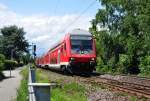 Doppelstock-Steuerwagen nach Koblenz mit der 143 026-3 am  Drcker  durch Bonn-Sd - 11.06.2011