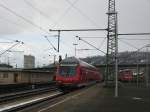 RE Tbingen-Stuttgart bei der Ausfahrt aus Plochingen.