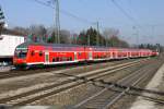 111 159-0 schiebt die RB von Nürnberg nach München in Ingolstadt HBF am 12.03.2014 