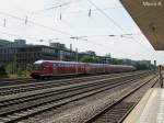 Regionalzug aus Nürnberg oder Ingolstadt am 10.7.2013 bei der Durchfahrt durch München-Laim.