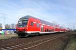 RE 4260 von Frankfurt (Main) Hbf nach Koblenz Hbf, aufgenommen im April 2015 bei Mainz.