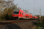 Regionalexpress nach Hof mit Steuerwagen voraus. Nur noch wenige Wochen dann werden sie von der BR 1440 abgelöst. Aufgenommen in Plauen am 30.04.2016