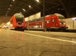 2 x mal Dopplersteuerwagen im HBF Leipzig der S-bahn S10  Halle - Leipzig (Halleipzig) 31.12.2009