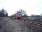 Doppelstock Steuerwagen Gattung 3
geschoben von der Baureihe 112
Vmax: 160 km/h
4x RE 160 Wagen
am 05.03.06 von der Fahrt Rostock--->Elsterwerda RE5
