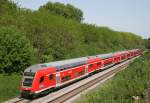 RE 4257 (Nrnberg Hbf–Regensburg–Mnchen Hbf) am 22.05.2014 zwischen Deining und Batzhausen