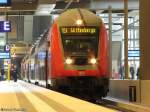 RE4 nach Wittenberge wartet am 11.03 im Berliner Hbf auf die Abfahrt.