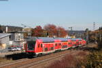 RE 4714 (Engen-Karlsruhe Hbf) mit Schublok 146 205-0 bei St.Georgen 7.11.18